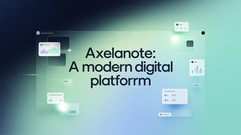 Axelanote A Modern Digital Platform