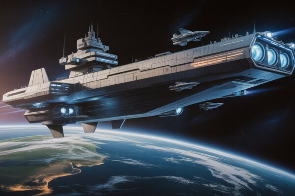 Space Force Orbital Warship Carrier