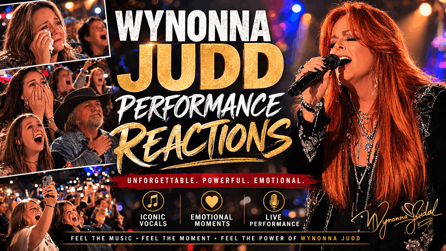 Wynonna Judd Performance Reactions